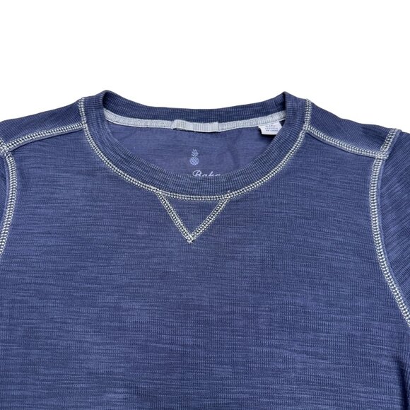 Tommy Bahama Tobago Bay Men's LS Crewneck Pullover Tee Pima Cotton Blend, Sz S - Picture 3 of 8